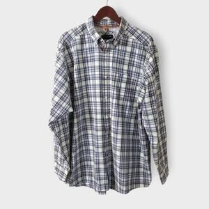 Ariat Mens Pro Series Brady Classic Fit Long Sleeve Plaid Shirt Sz XL Western